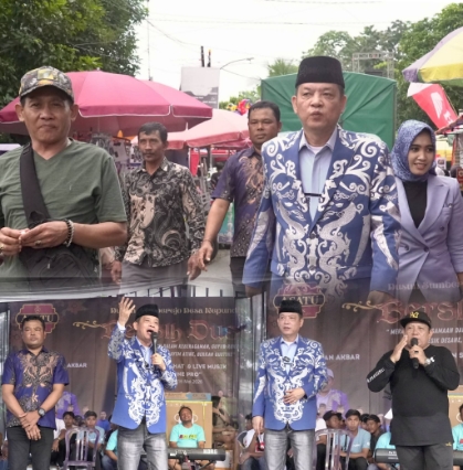 Michael Edy Hariyanto, S.H.,M.H,.Hadiri Bersih Desa Dusun Sumberjo Kepundungan Srono, Tunjukkan Sikap Humanis kepada Warga